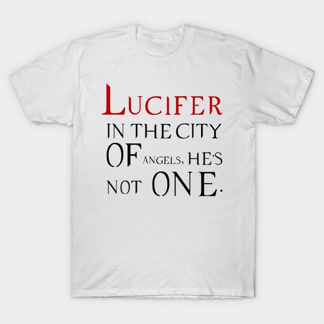 Lucifer store t shirt